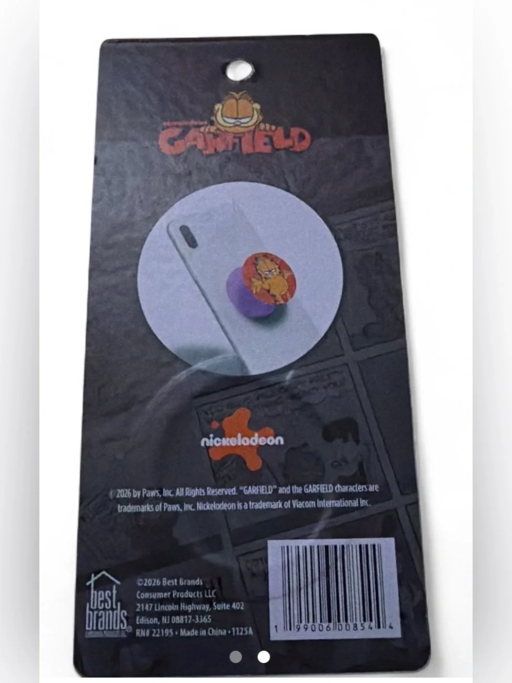 Garfield phone grip